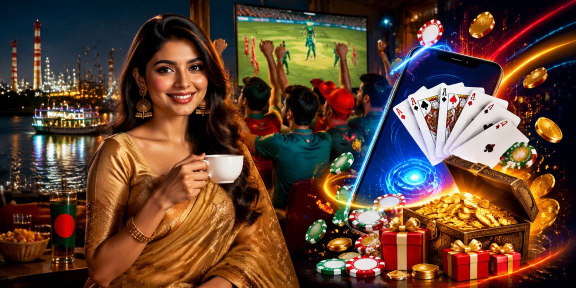 নারায়ণগঞ্জে শাড়ি পরিহিত নারী মোবাইলে ক্রিকেট বেটিং করছেন