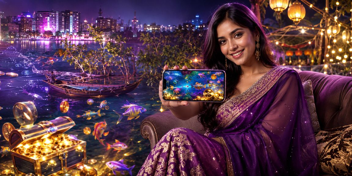 সুন্দরবনের নিয়ন আলোয় ফিশিং গেমের ডিজিটাল অভিজ্ঞতা