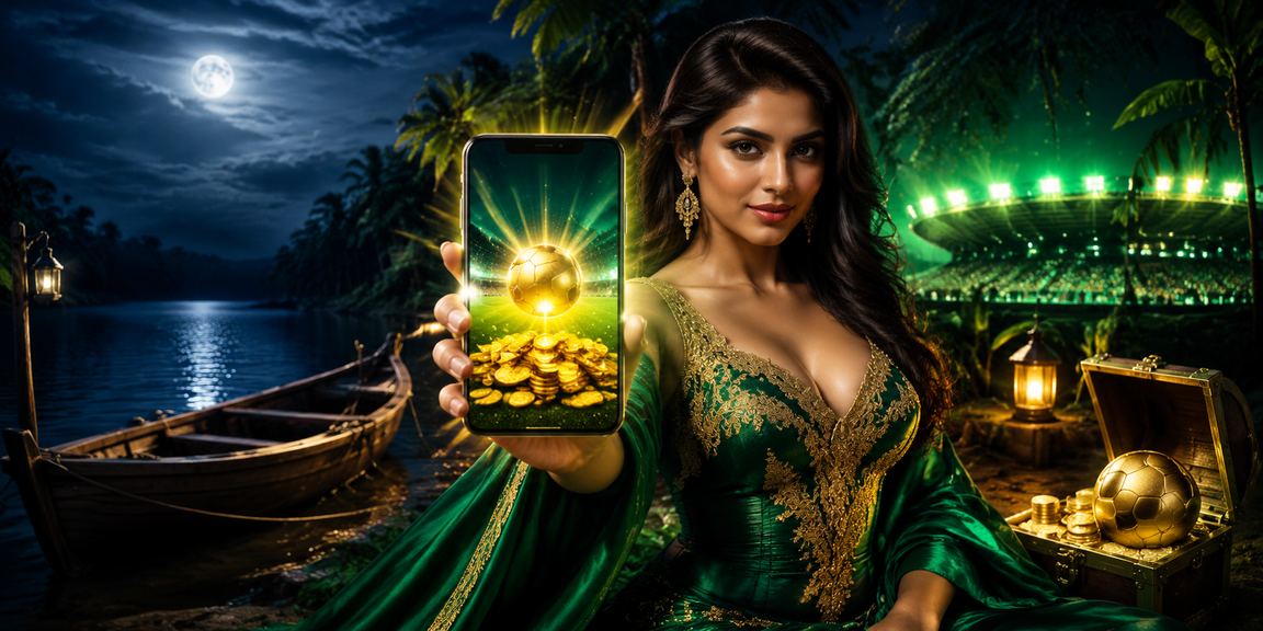 সুন্দরবনের পটভূমিতে মোবাইলে 2no ক্যাসিনো ব্যবহার করছেন বাংলাদেশি মডেল